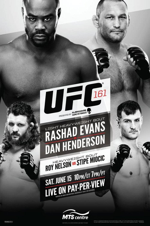 UFC 161: Evans vs. Henderson official trailer poster