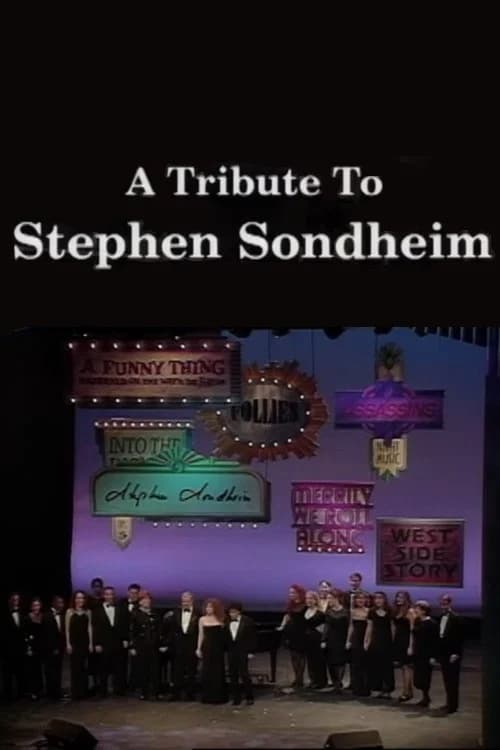 A Tribute to Stephen Sondheim official trailer poster