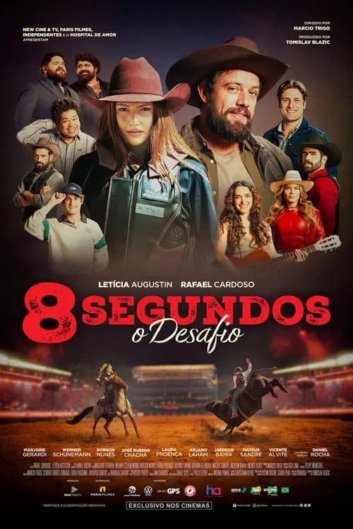 8 Segundos: O Desafio official trailer poster