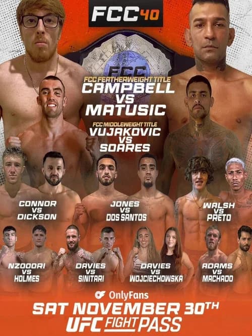 Full Contact Contender 40 official trailer poster