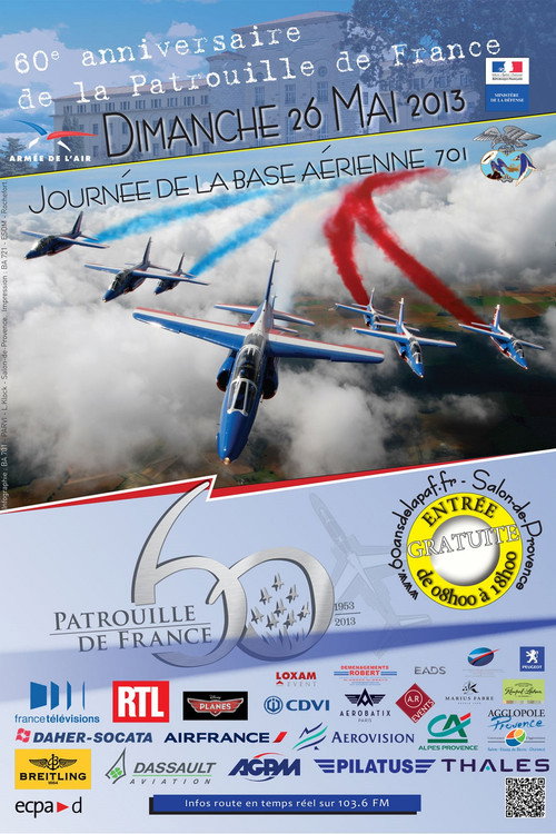 60 ans de la Patrouille de France - Le show aérien official trailer poster