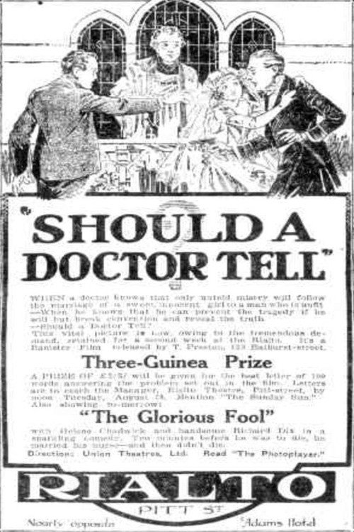 Should a Doctor Tell? official trailer poster