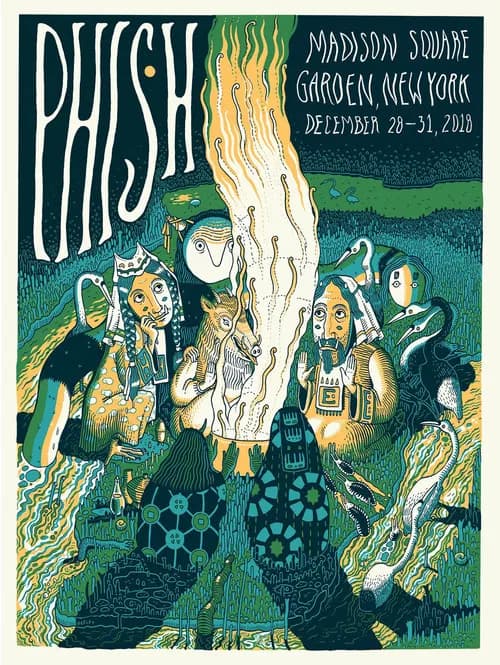 Phish 2018-12-31 Madison Square Garden, New York, NY official trailer poster