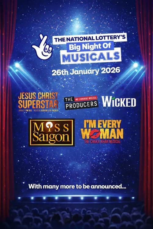 Big Night of Musicals 2026 by the National Lottery official trailer poster
