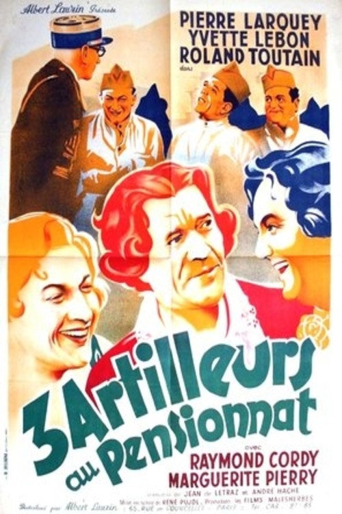 Trois artilleurs au pensionnat official trailer poster