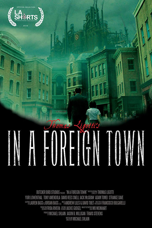 In a Foreign Town official trailer poster