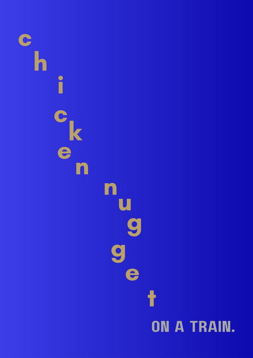 Chicken Nugget on a Train. official trailer poster