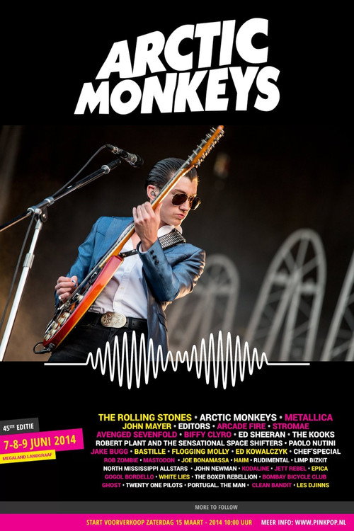 Arctic Monkeys Live at Pinkpop Festival 2014 official trailer poster