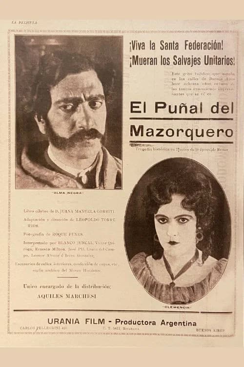 El puñal del mazorquero official trailer poster