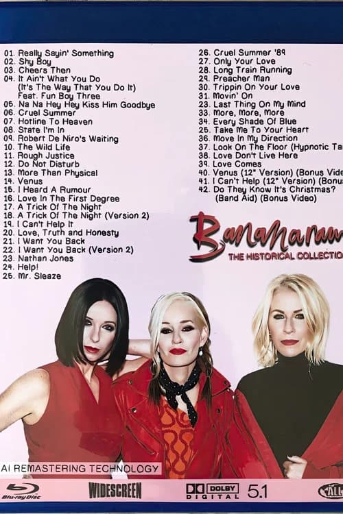 Bananarama The Historical Collection official trailer poster