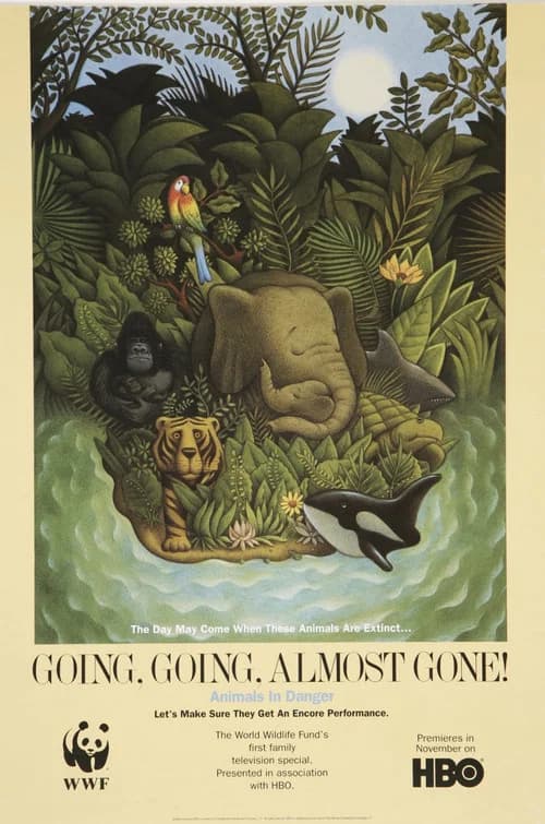 Going, Going, Almost Gone! Animals in Danger official trailer poster