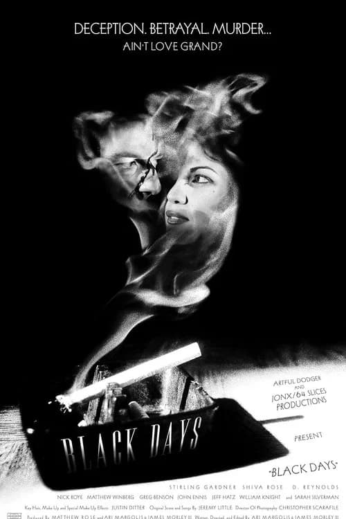 Black Days official trailer poster
