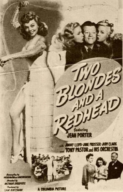Two Blondes and a Redhead official trailer poster