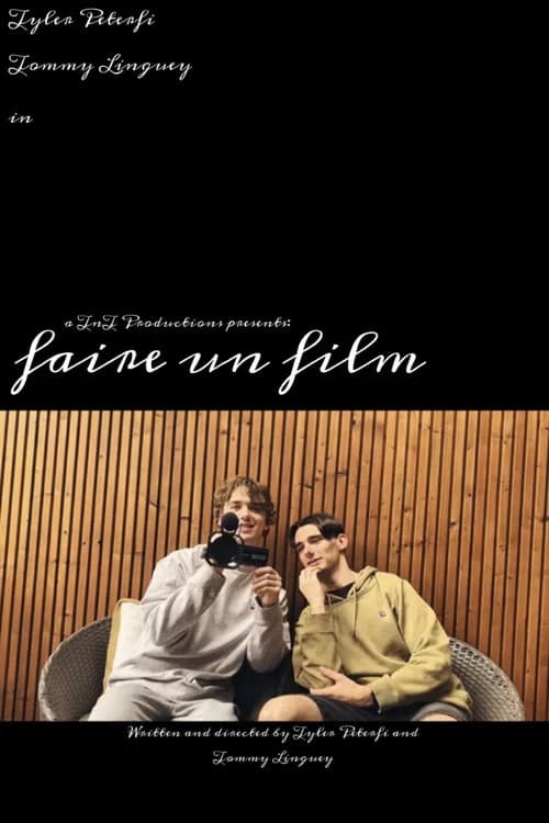 faire un film official trailer poster