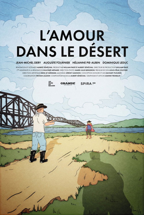 L'amour dans le désert official trailer poster