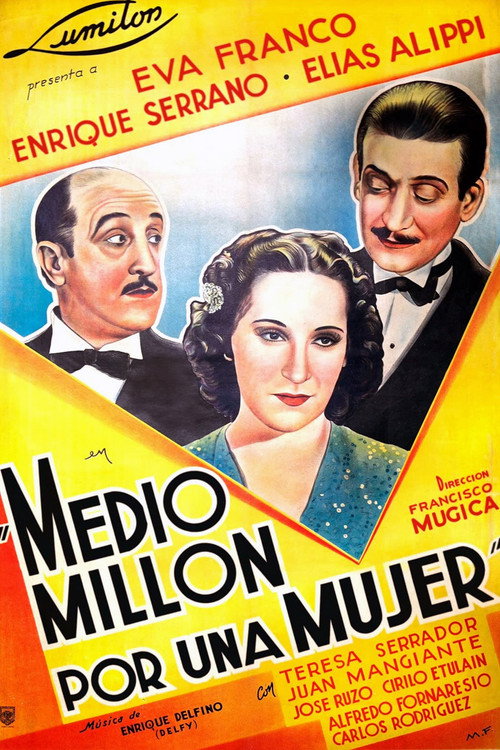 Medio millón por una mujer official trailer poster