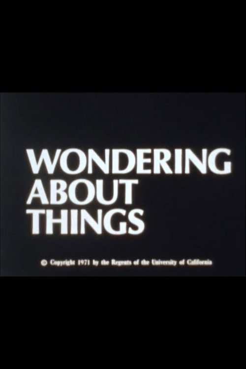 Wondering About Things official trailer poster