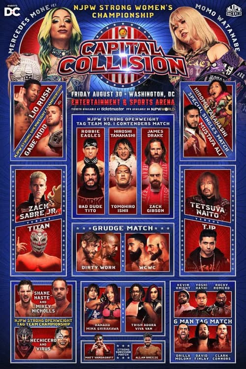 NJPW Capital Collision 2024 official trailer poster