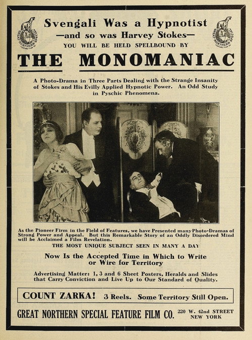 The Monomaniac official trailer poster