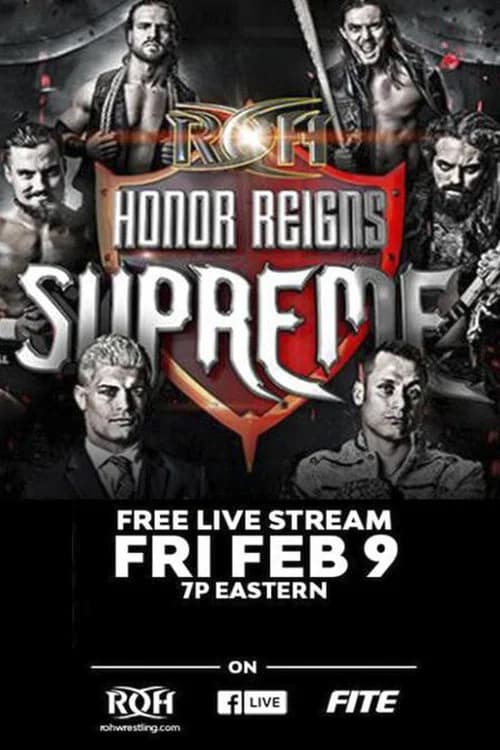 ROH: Honor Reigns Supreme official trailer poster