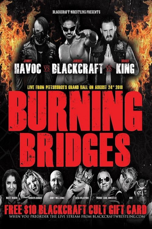 Blackcraft Wrestling: Burning Bridges official trailer poster