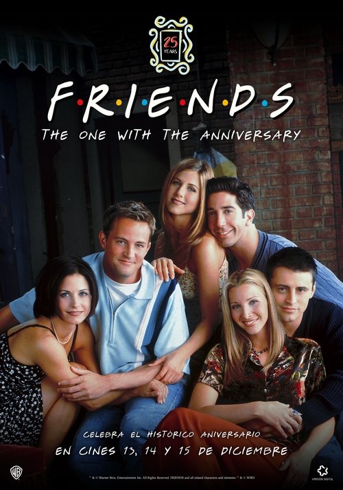 Friends 25th: The One with the Anniversary official trailer poster