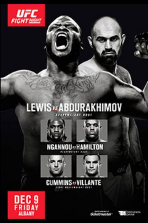 UFC Fight Night 102: Lewis vs. Abdurakhimov official trailer poster