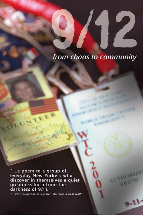 9/12: From Chaos to Community official trailer poster