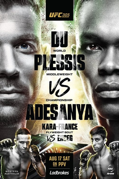 UFC 305: du Plessis vs. Adesanya official trailer poster