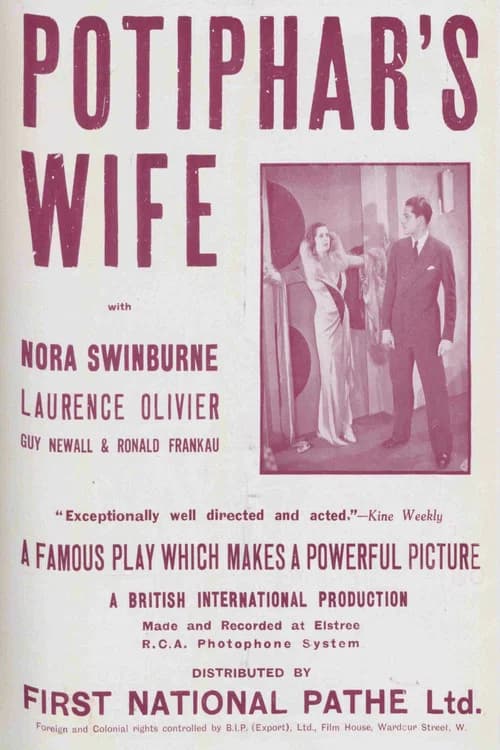 Potiphar's Wife official trailer poster