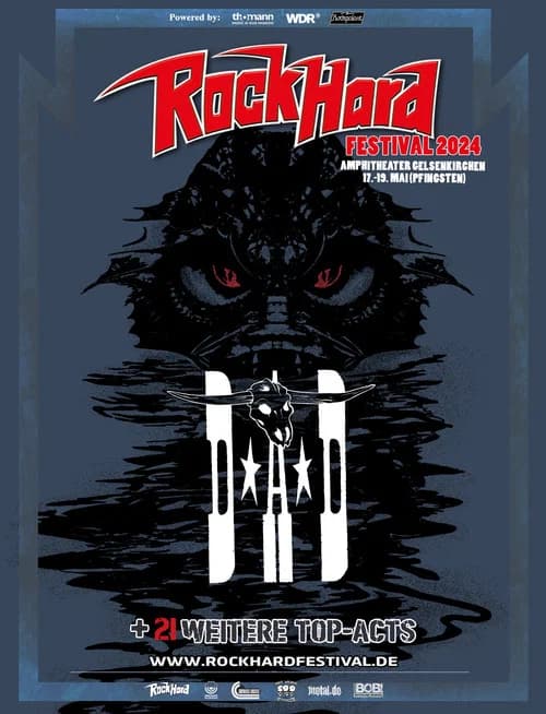 D-A-D - Live at Hard Rock Festival 2024 official trailer poster