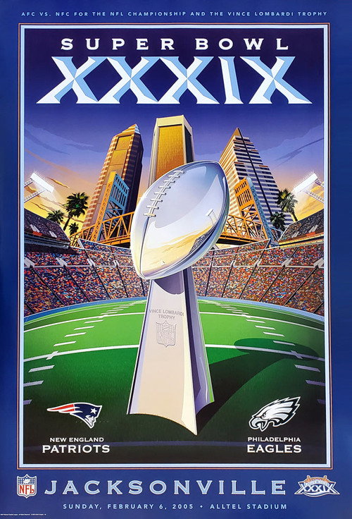 Super Bowl XXXIX Champions: New England Patriots official trailer poster