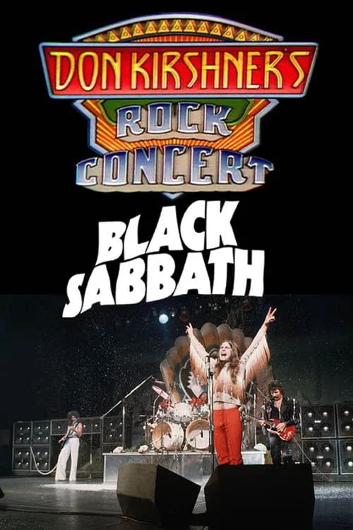 Black Sabbath - Don Kirshner's Rock Concert official trailer poster