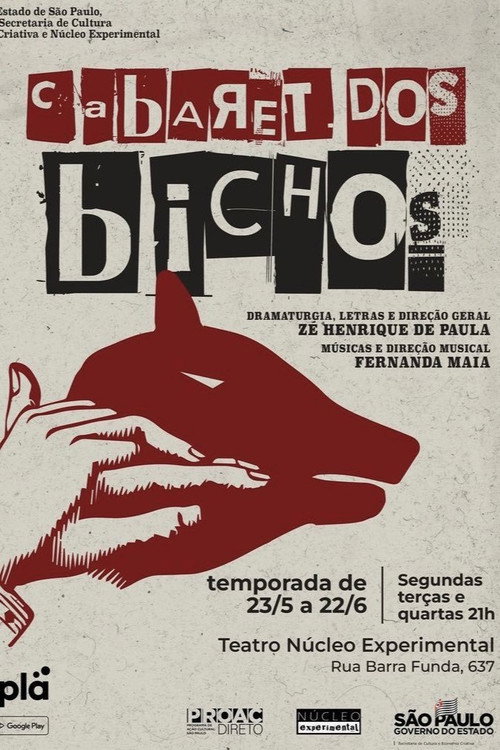 Cabaret dos Bichos official trailer poster