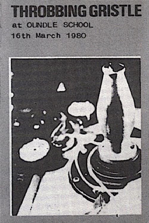 Throbbing Gristle: Live at Oundle School, 16th March 1980 official trailer poster