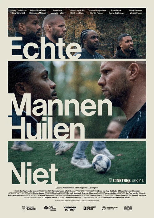 Echte Mannen Huilen Niet official trailer poster