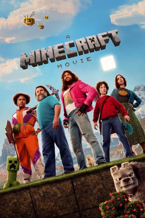 A Minecraft Movie official trailer poster