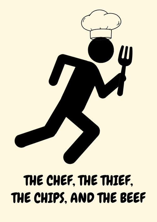 The Chef, the Thief, the Chips, and the Beef official trailer poster