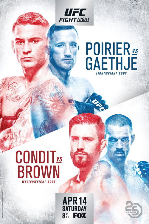 UFC on Fox 29: Poirier vs. Gaethje official trailer poster