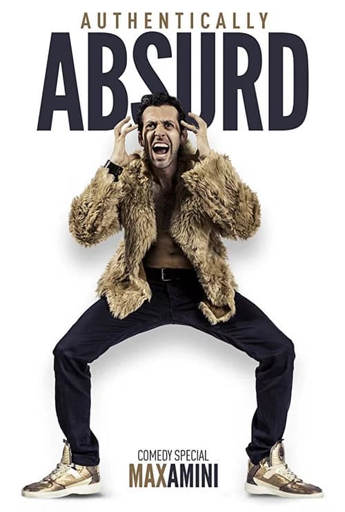 Max Amini: Authentically Absurd official trailer poster