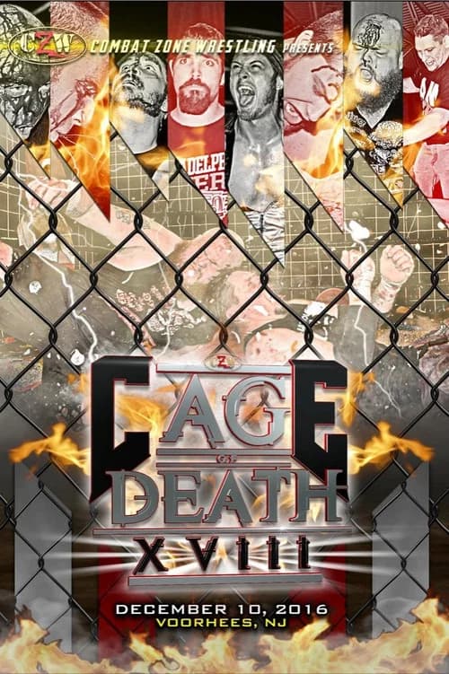 CZW Cage of Death 18 official trailer poster