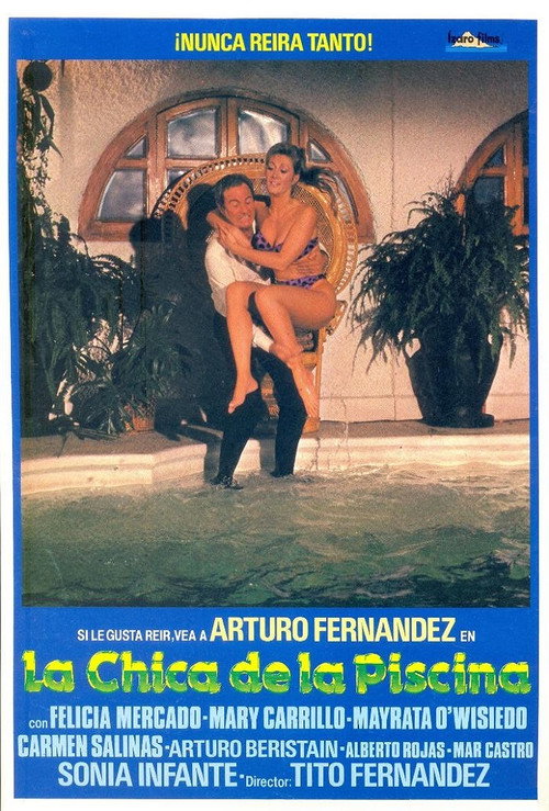La chica de la piscina official trailer poster
