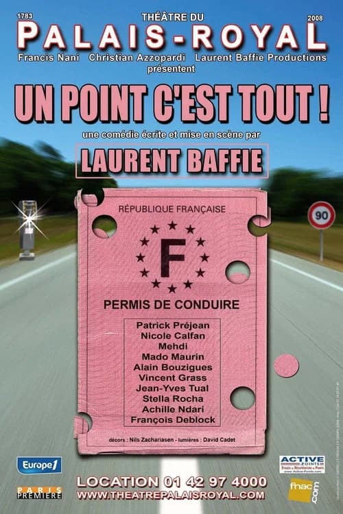 Un point c'est tout ! official trailer poster