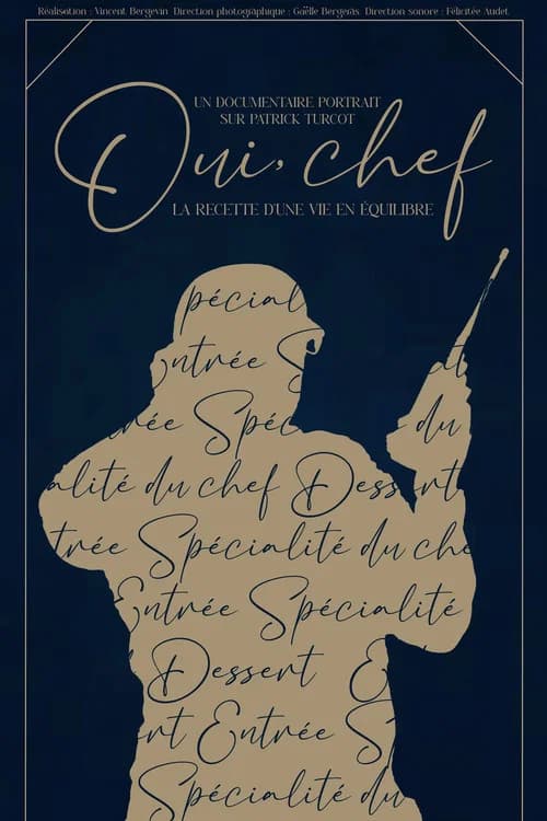 Oui, chef official trailer poster
