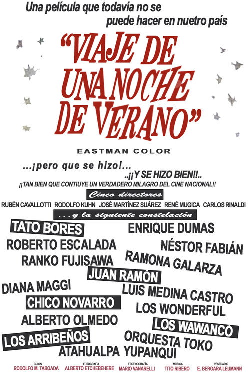 Viaje de una noche de verano official trailer poster