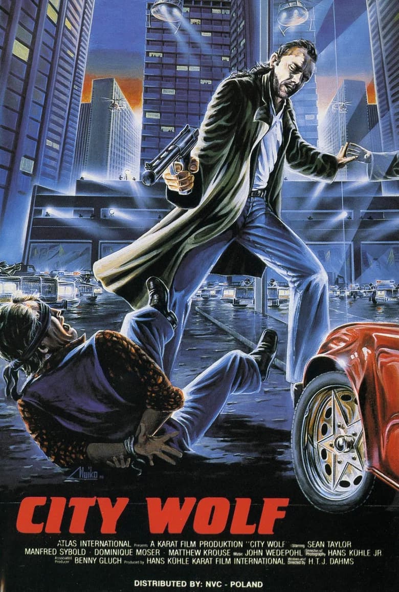 City Wolf background