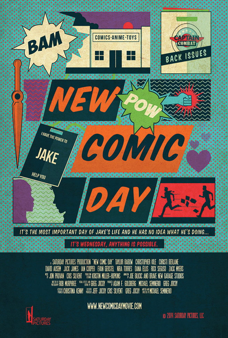 New Comic Day background