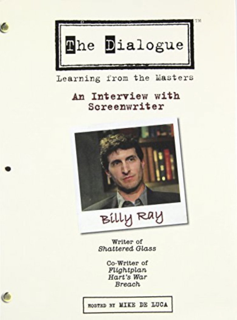 The Dialogue: An Interview with Screenwriter Billy Ray background