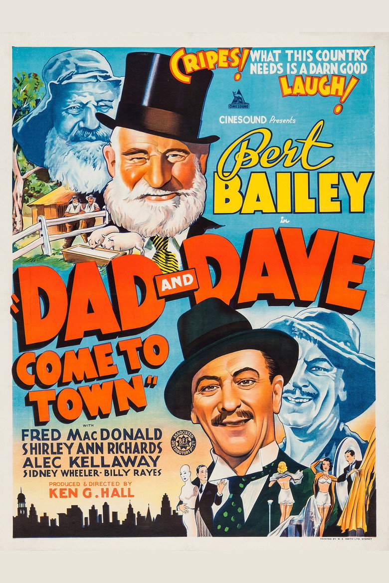Dad and Dave Come to Town background