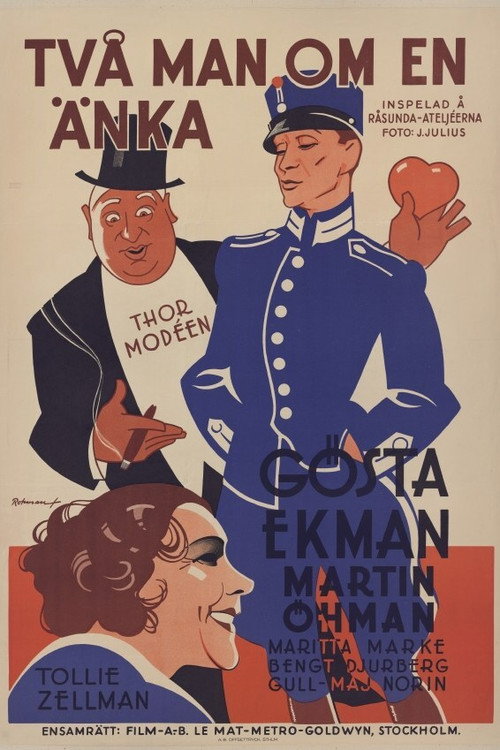 Två man om en änka official trailer poster